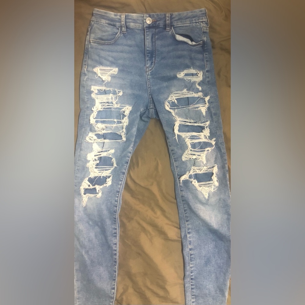 American Eagle blue jeans skinny size 10